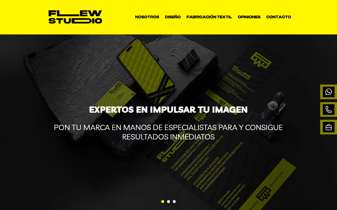 FLEWSTUDIO - Sitio Web de Agencia de Branding